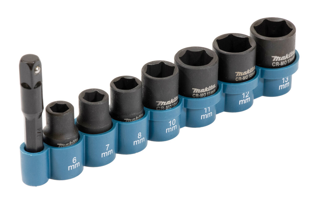 MAKITA Schlagnüsse 1/4" 8-teilig