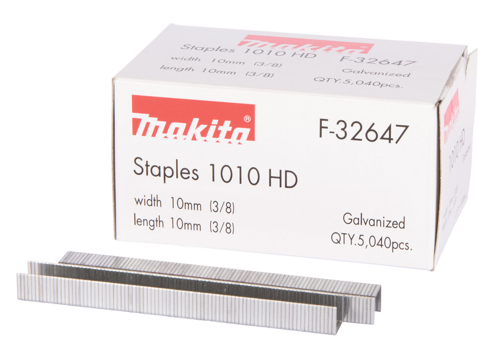MAKITA Tackerklammern, 10 x 10 mm, 5040 Stk. / Blank