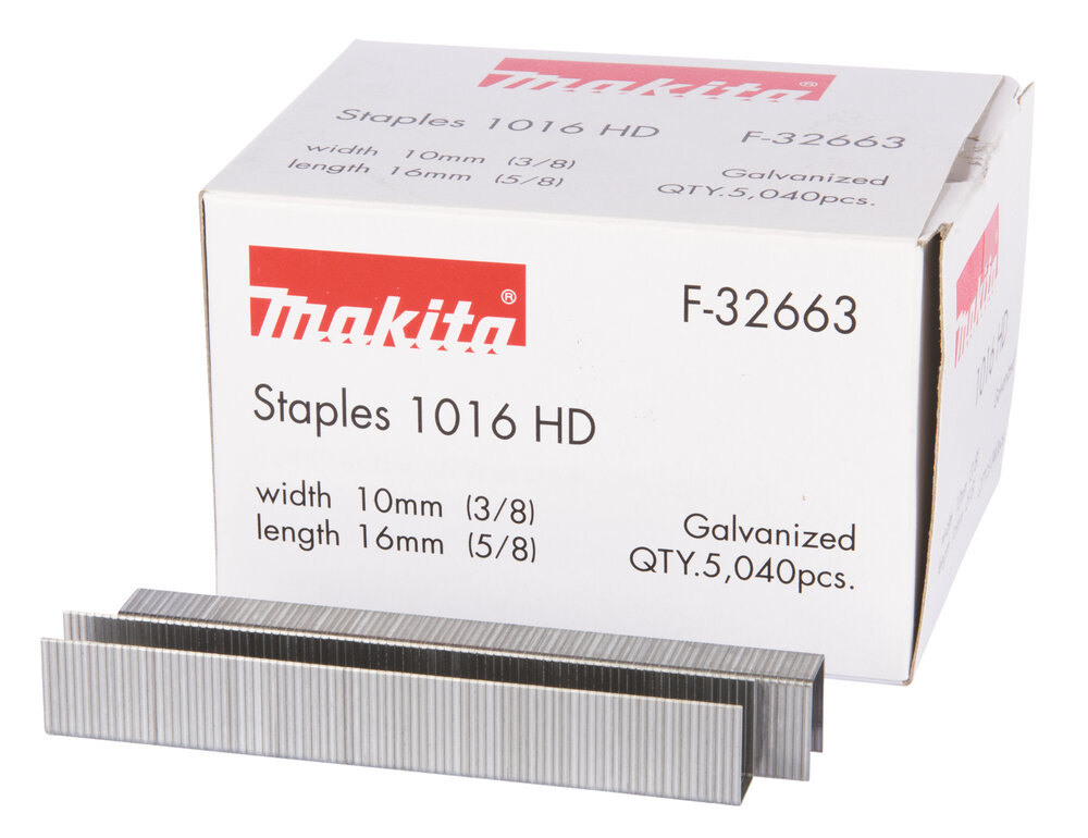 MAKITA Tackerklammern, 10 x 16 mm, 5040 Stk. / Blank