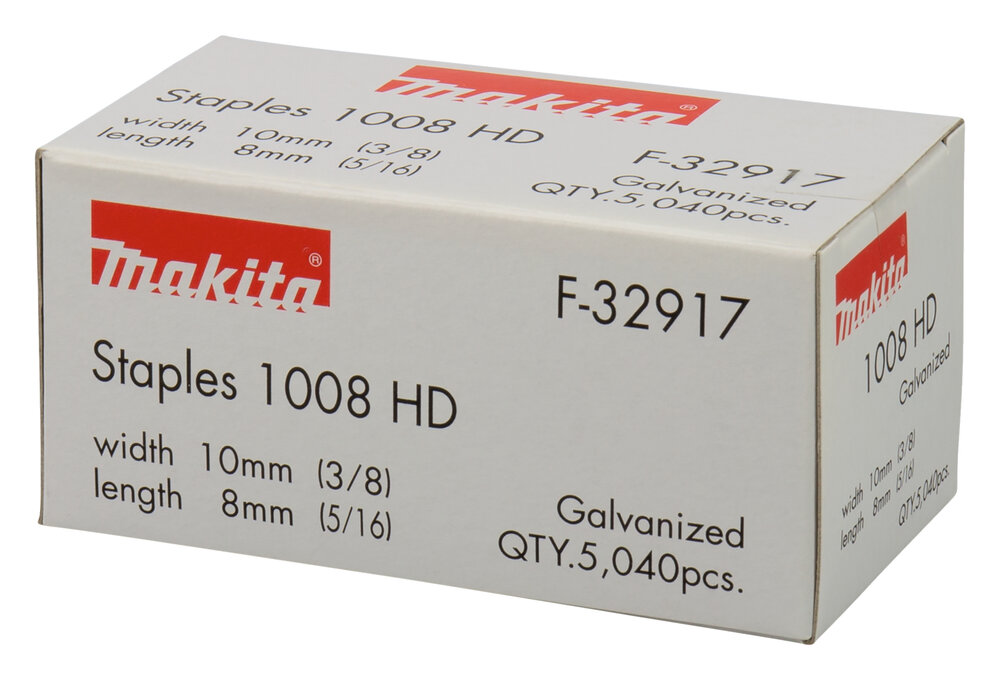 MAKITA Tackerklammern, 8 x 10 mm, 5040 Stk. / Blank