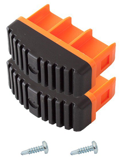 KRAUSE 2 Fuß-Stopfen 77 x 25 mm