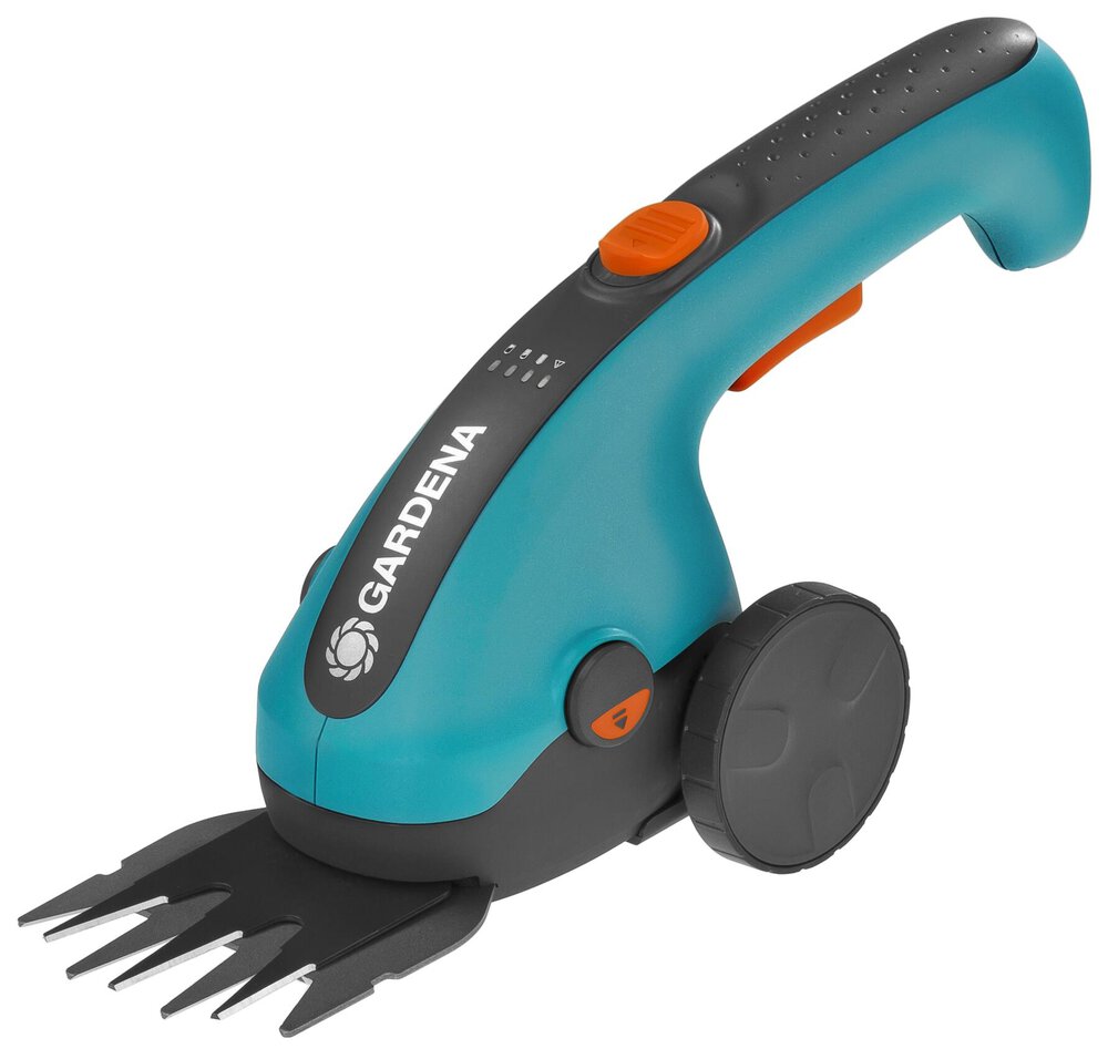 GARDENA Akku-Grasscheren-Set ClassicCut Li + Stiel + Räder
