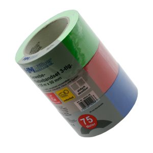 HM MÜLLNER Gewebe-Klebebandset GB25-3S 3-tlg. HM MÜLLNER Gewebe-Klebebandset GB25-3S 3-tlg.