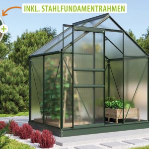 Vitavia Gewächshaus Comet 2500 HKP4mm, smaragd – Set Vitavia Gewächshaus Comet 2500 HKP4mm, smaragd – Set