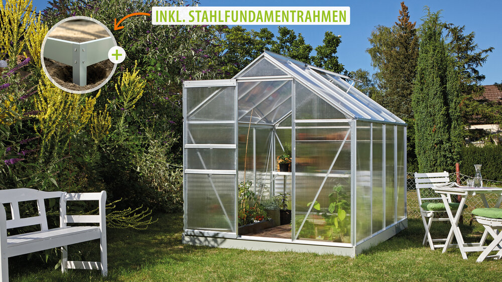 Vitavia Gewächshaus Comet 5000 HKP 4mm - Set