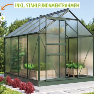 Vitavia Gewächshaus Comet 5000 HKP4mm, smaragd – Set Vitavia Gewächshaus Comet 5000 HKP4mm, smaragd – Set