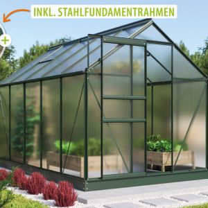 Vitavia Gewächshaus Comet 6200 HKP4mm, smaragd – Set Vitavia Gewächshaus Comet 6200 HKP4mm, smaragd – Set