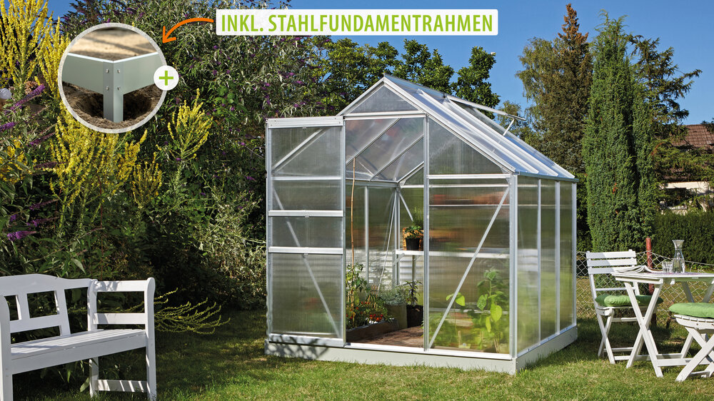 Vitavia Gewächshaus Comet 3800 HKP 4mm - Set