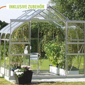 Vitavia Gewächshaus Diana 5000 ESG3mm – Set Vitavia Gewächshaus Diana 5000 ESG3mm – Set
