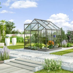 Vitavia Gewächshaus Kapitol 3800 ESG/HKP, schwarz Vitavia Gewächshaus Kapitol 3800 ESG/HKP, schwarz