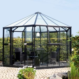 Vitavia Gewächshaus Hera 9000 ESG/HKP, schwarz