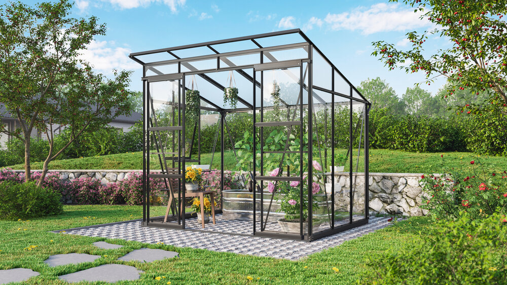 Vitavia Gewächshaus Playa 5900 ESG/HKP, schwarz
