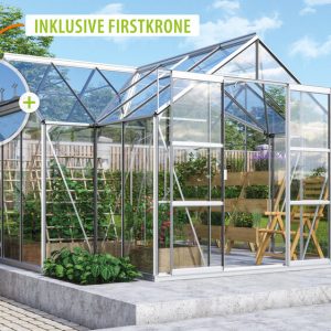 Vitavia Gewächshaus Sirius ESG 3mm – Set Vitavia Gewächshaus Sirius ESG 3mm – Set