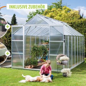 Vitavia Gewächshaus Uranus 11500 HKP 6mm – Set Vitavia Gewächshaus Uranus 11500 HKP 6mm – Set