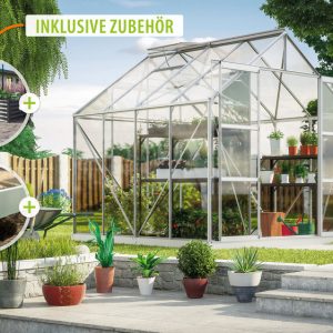 Vitavia Gewächshaus Uranus 6700 ESG 3mm – Set Vitavia Gewächshaus Uranus 6700 ESG 3mm – Set
