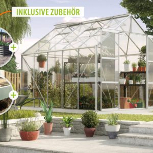 Vitavia Gewächshaus Uranus 8300 ESG 3mm – Set Vitavia Gewächshaus Uranus 8300 ESG 3mm – Set