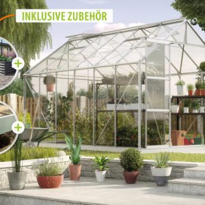 Vitavia Gewächshaus Uranus 9900 ESG 3mm – Set