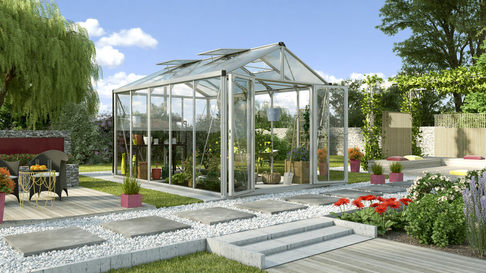Vitavia Gewächshaus Zeus Comfort 10000 ESG/HKP