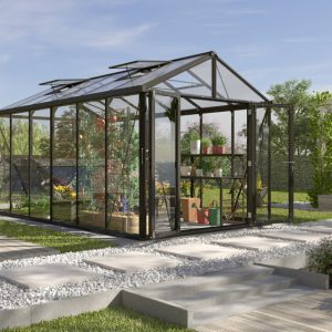 Vitavia Gewächshaus Zeus Comfort 11900 ESG/HKP, schwarz