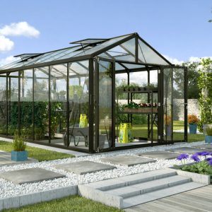 Vitavia Gewächshaus Zeus Comfort 13800 ESG/HKP, schwarz