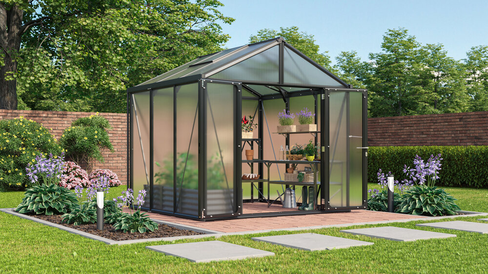 Vitavia Gewächshaus Zeus Comfort 6200 HKP 16mm, schwarz