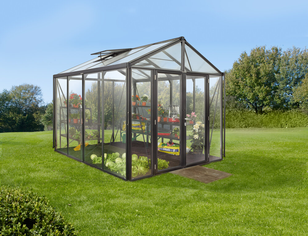 Vitavia Gewächshaus Zeus Comfort 8100 ESG/HKP, schwarz