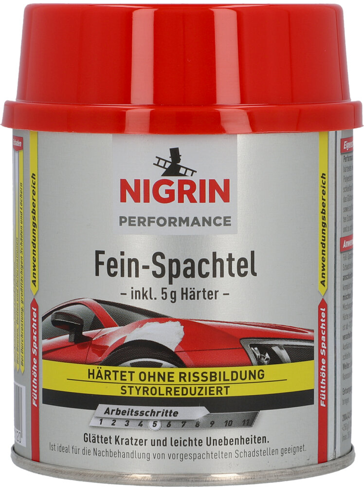 NIGRIN Performance Fein-Spachtel 250g 2-teilig