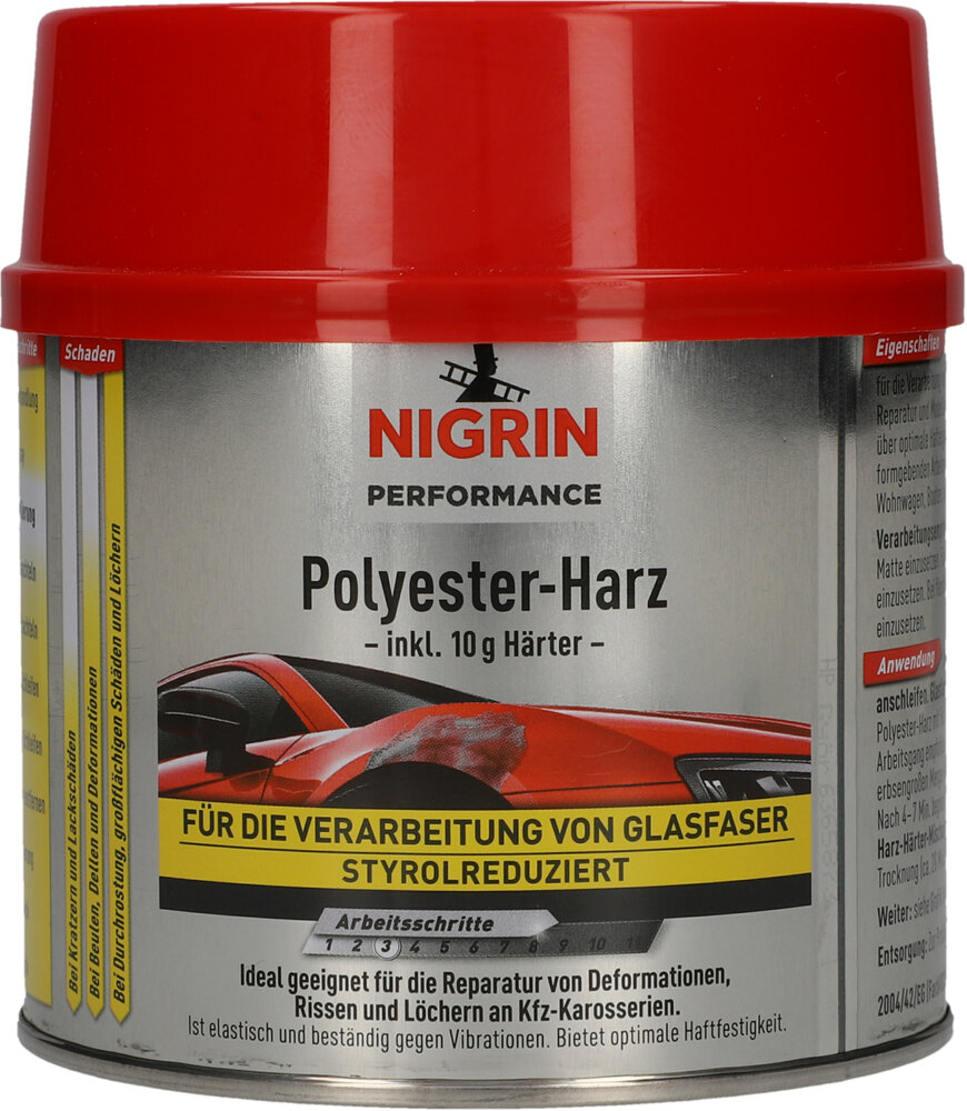 NIGRIN Performance Polyester-Harz 500g 2-teilig
