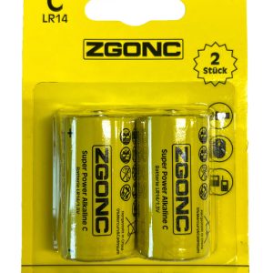 Zgonc 2 Batterien Baby C LR14 Zgonc 2 Batterien Baby C LR14