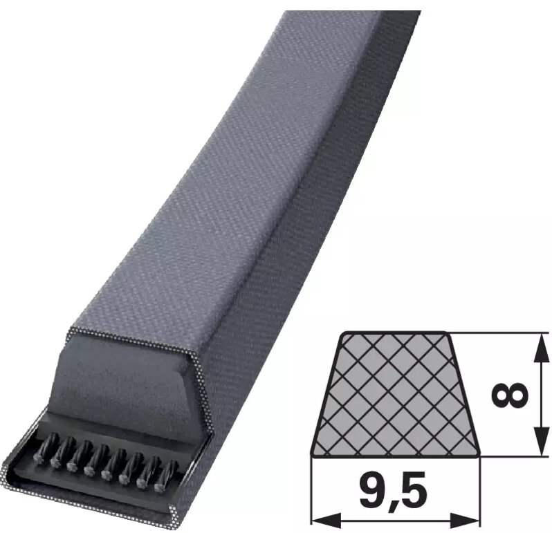 Keilriemen SPZ 9,5 x 0962 LW DIN7753