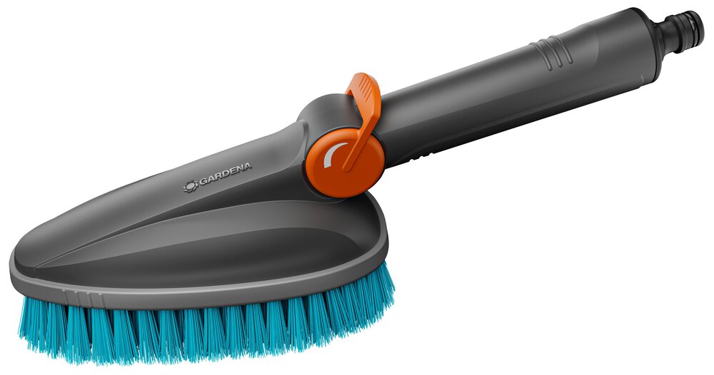 GARDENA GARDENA Cleansystem Handbürste M hard, mit Schlauchanschluss, für kleinere Flächen
