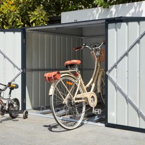 Globel Metallgerätehaus Fahrrad-Oase Family 66, anthrazit Globel Metallgerätehaus Fahrrad-Oase Family 66, anthrazit