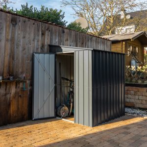 Globel Gerätehaus Wand-Zierde LeanTo 56, anthrazit Globel Gerätehaus Wand-Zierde LeanTo 56, anthrazit