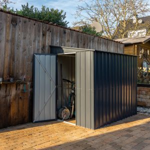 Globel Gerätehaus Wand-Zierde LeanTo 58, anthrazit Globel Gerätehaus Wand-Zierde LeanTo 58, anthrazit