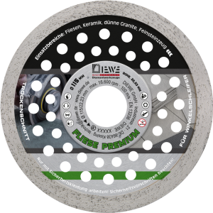 DIEWE Diamant-Trennscheibe Selection Fliese 115 mm Ø DIEWE Diamant-Trennscheibe Selection Fliese 115 mm Ø