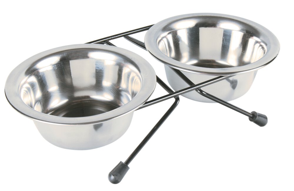 jollypaw Napf-Set Edelstahl 2×0,2L/Ø10 CM
