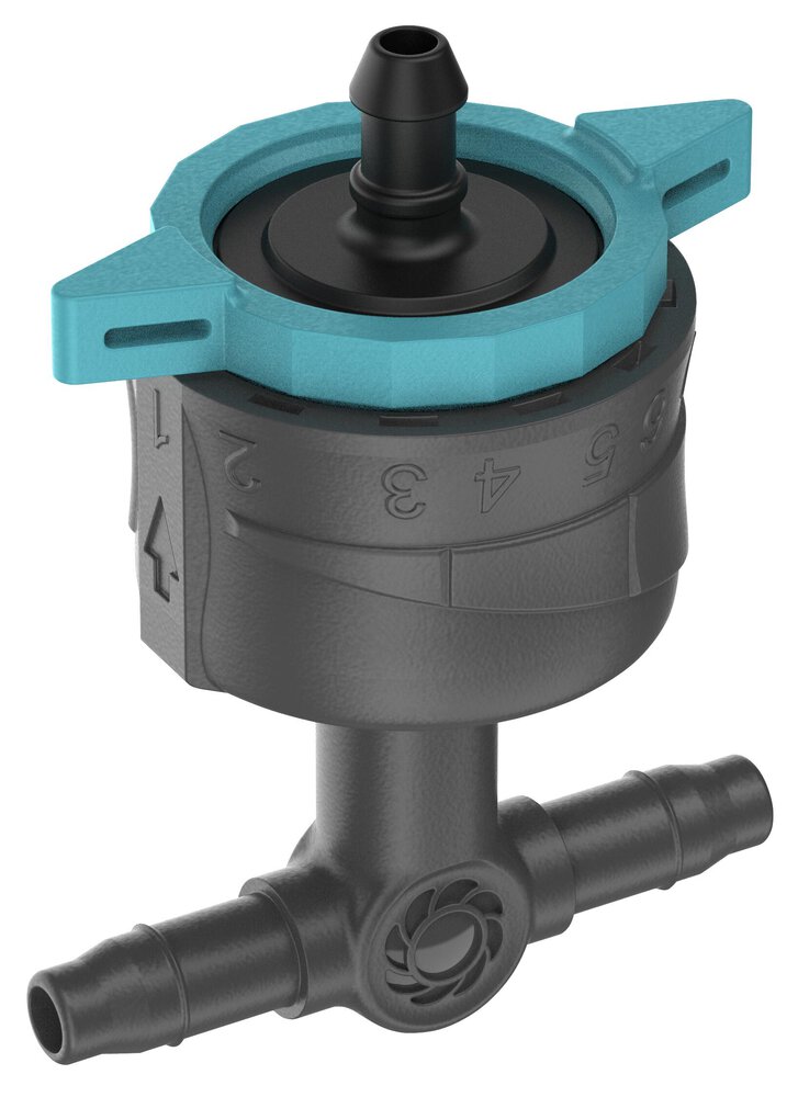 GARDENA 5 Micro-Drip-System Regulierbarer Reihentropfer 1-8 l/h, druckregulierend