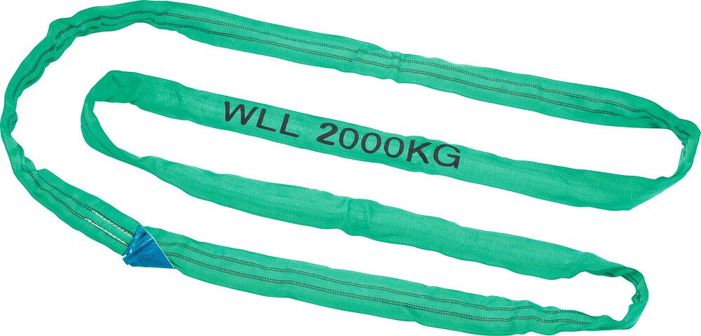 HM MÜLLNER Rundschlinge 2t, 2m-4m, gruen, EN 1492-2, GS-Tuev