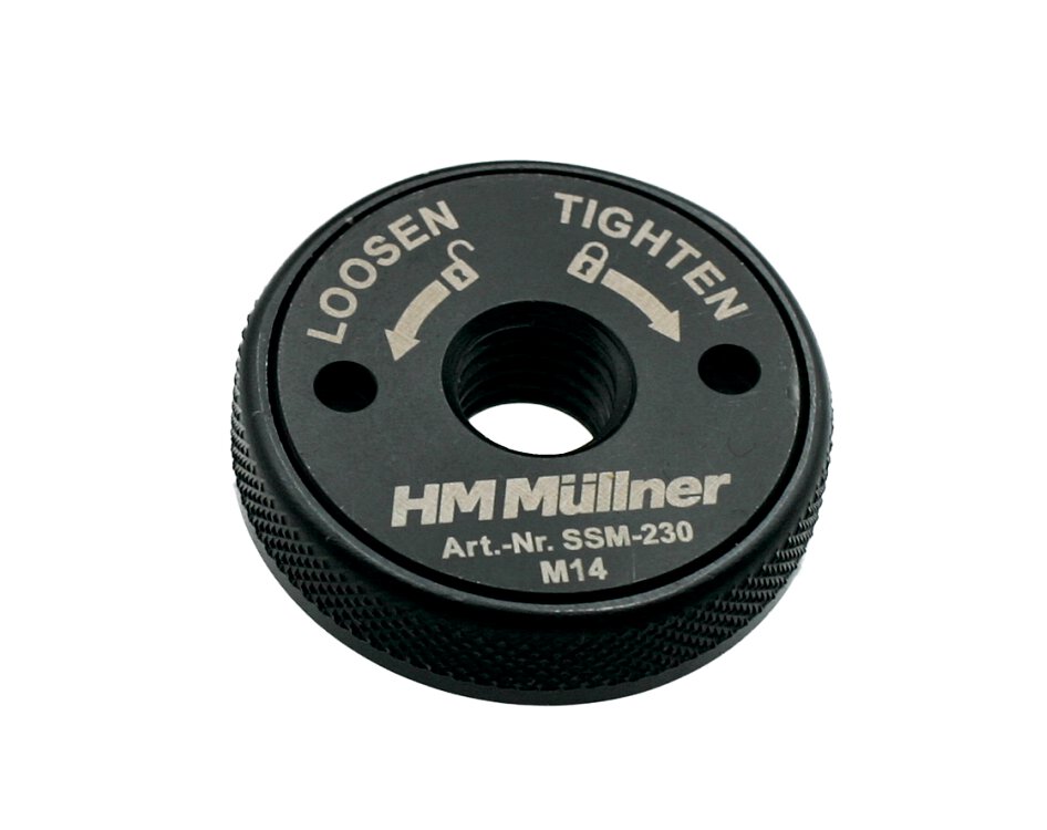 HM MÜLLNER Schnellspannmutter für Winkelschleifer bis 230 mm