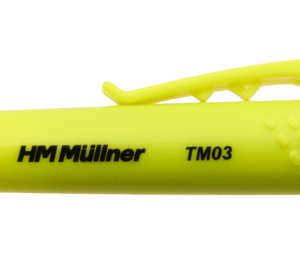 HM MÜLLNER Tieflochmarker mit Mine, inkl. Spitzer und Halteclip HM MÜLLNER Tieflochmarker mit Mine, inkl. Spitzer und Halteclip