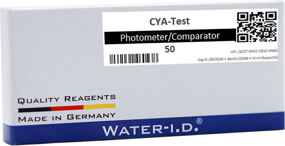 WATER-I.D. 50 Tabletten CYA-Test für PoolLab 1.0/2.0