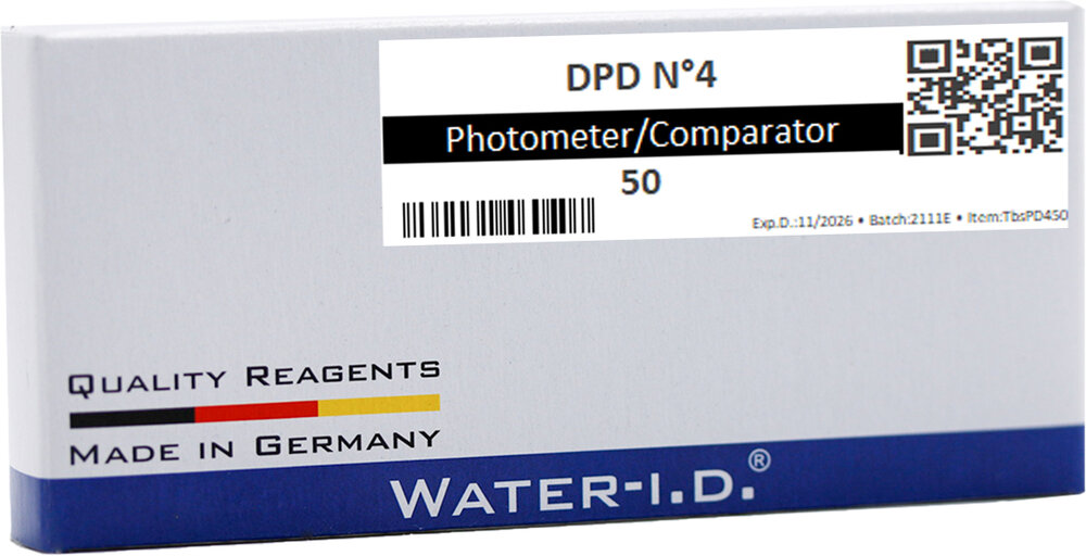 WATER-I.D. 50 Tabletten DPD 4 Photometer