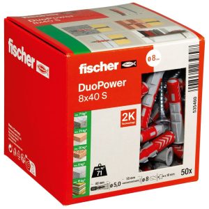 FISCHER fischer DuoPower 8 x 40 S mit Schraube FISCHER fischer DuoPower 8 x 40 S mit Schraube