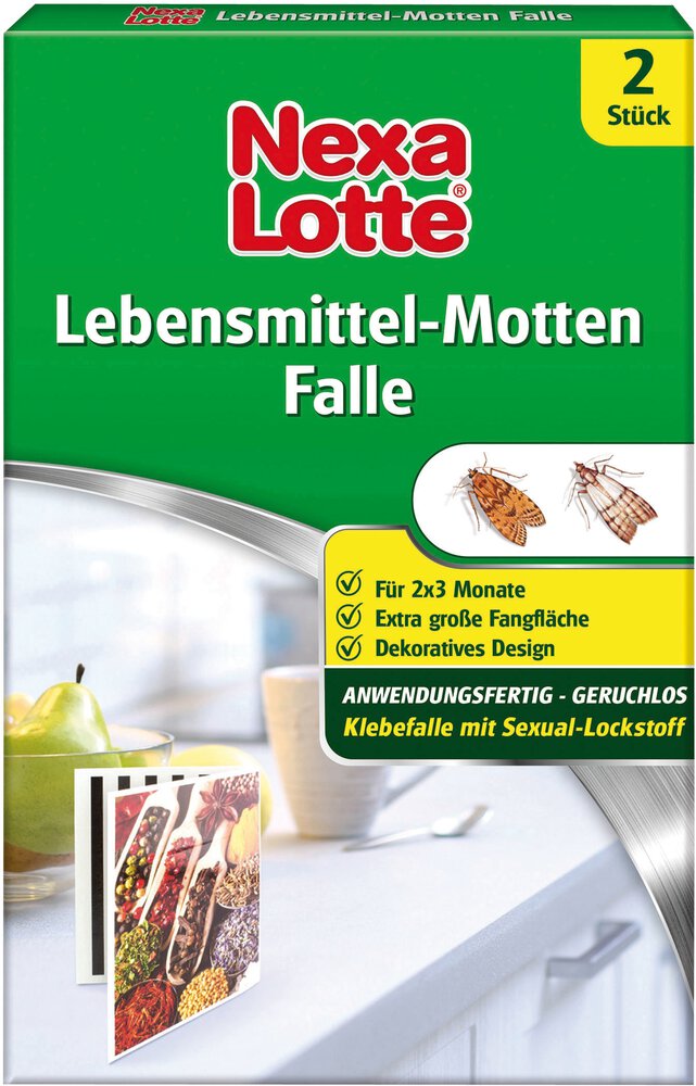 NEXA LOTTE 2 Lebensmittel-Motten-Fallen