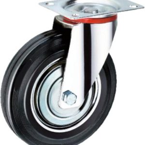 Lenkrolle Vollgummi 100 mm