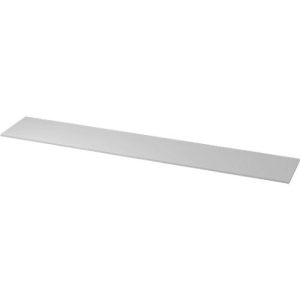Abdeckplatte TOPAS LINE, für Regale und Schränke, B 2405 mm, lichtgrau Abdeckplatte TOPAS LINE, für Regale und Schränke, B 2405 mm, lichtgrau