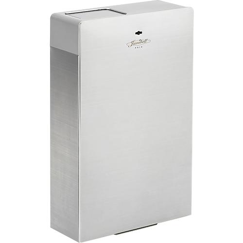 Abfallbehälter Janibell Prix Sanitär, 7,6 l, mit Sensor, eingebautes Müllsacksystem, B 264 x T 100 x H 404 mm, Edelstahl