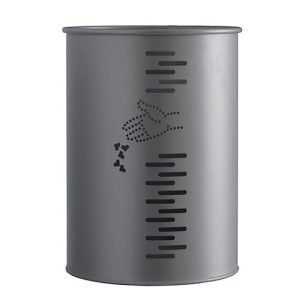 Abfallbehälter PIVO, rund, 22 L, mangangrau Abfallbehälter PIVO, rund, 22 L, mangangrau