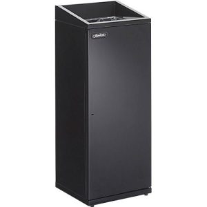 Abfalleimer Janibell TT330, Volumen 75,7 l, rechteckig, Gummifüße, L 323 x B 357 x H 913 mm, Stahl, schwarz Abfalleimer Janibell TT330, Volumen 75,7 l, rechteckig, Gummifüße, L 323 x B 357 x H 913 mm, Stahl, schwarz