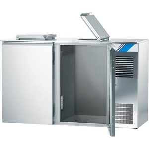 Abfallkühler für 2 x 240 Liter, Edelstahl Abfallkühler für 2 x 240 Liter, Edelstahl